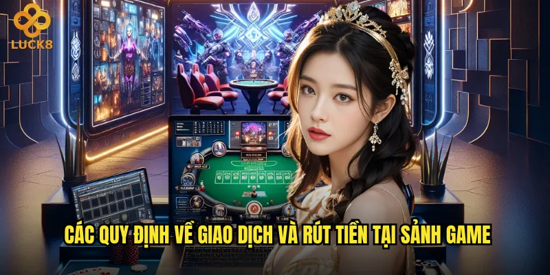Các quy định về giao dịch và rút tiền tại sảnh game